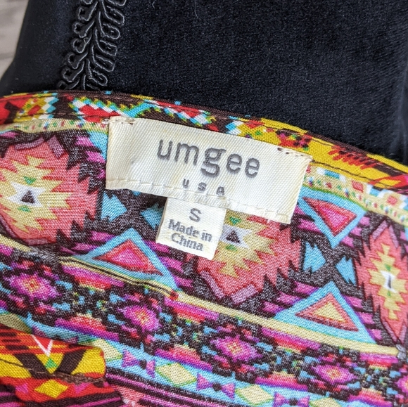 umgee • boho babydoll tunic peasant dress - Picture 3 of 6